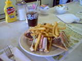 Pepsi with a sandwich - This is my favorite drink with a sandwich. Also love french fries and had them on Saturday. We were celebrating a birthday.