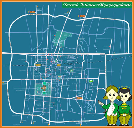 Jogja map - Jogja map image