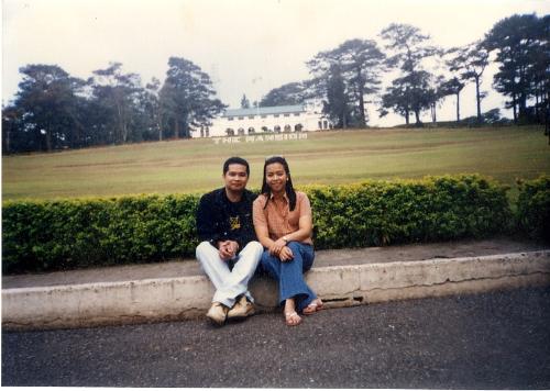 The Mansion - In front of The Mansion, this is where the President of the Philippines will stay during a visit or business trip to Baguio City.