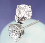 diamonds are a girl's best friend - diamond earrings