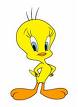 Tweety - The sweet little chicken named Tweety:'I told, i told, i saw a pissy-cat!'