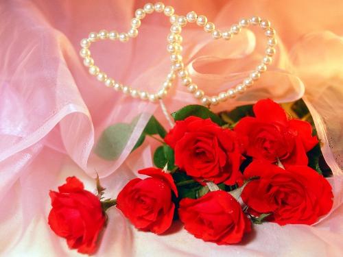 Love and Rose -  This picture is the desktop of my computer. I like it very much because it is the symbolize of the love between my husband and I.  Myhusband and I met each other in our junior school. In our university, we fix on the relation of lover indue form. And we got married on 27th January this year.   Though we spend so many time together, he gave me a lot of flowers but no roses. He said that rose is the symbolize of love and acceptance. Once a boy gives roses to a girl, he should take care of the girl all of his life, love dearly her. Rose is a acceptance. On the day we got married, he holded 99 branches of roses in both hands. When I saw him, my heart was full of blessedness! He gives his acceptance to me. I believe we could live a happy life together. I love him, my dear husband!