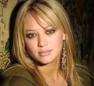 hilary duff - an american actress actually an child artist as an pop start ,singer, song writerand lots of stuff gained fame through a serial called lizzie mc guire i'm a great fan of it then movie cibdrealla story and now as a pop singer