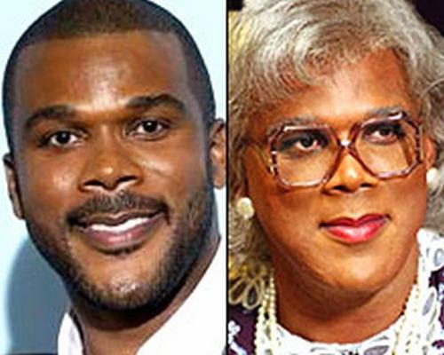 Tyler Perry/Madea - A picture depicting Tyler Perry as himself and the character of Madea... Tyler Perry/Madea - A picture depicting Tyler Perry as himself and the character of Madea...