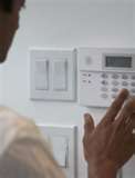 Home alarm system - protects one's home