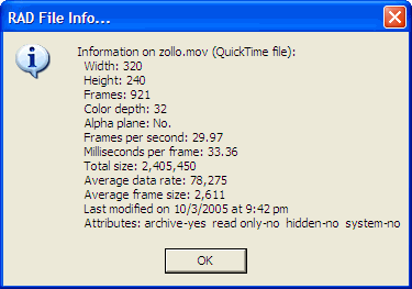 Rad Tools - Rad video Tools for quicktime