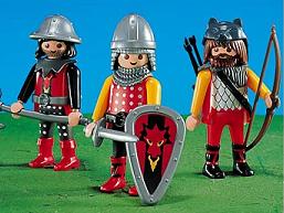 Playmobil Knights - Three of the very cool knight figures from Playmobi