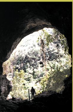 agta cave - it is said that this is the home of a giant that lived hundreds of years ago in the mountains of Argao.