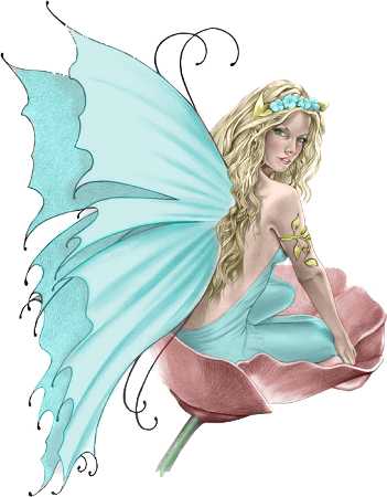 Innocence - This has to be one of my favorite fairies. Not just because she's cute, but just because you can see she's sitting in a flower.. And it tells me, 'Good Things Really Do Come in Small Packages'. I'm pretty much petite myself, yet I don't let the larger people scare me. Because if you're always going to fear the bigger things in life, you'll be fearing it for the rest of your life.