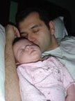 Baby - Little cute baby with father