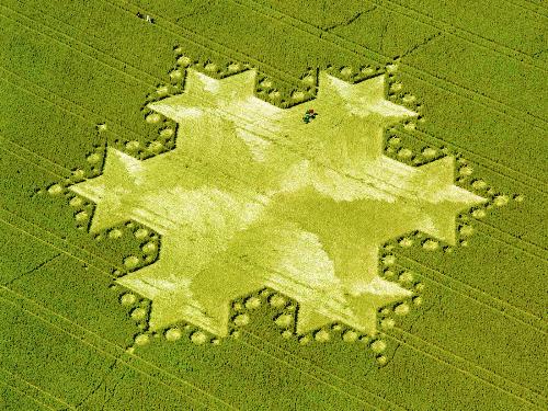 snowflakes - circle