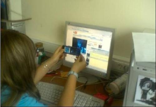 girl downloading - girl downloading video