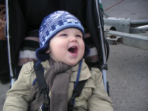 laughing baby - my son laughing for no real reason