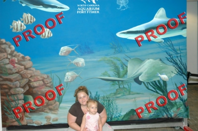 Kenzel and her Mom - Kenzel and her Mom at the Aquarium in Wilmington NC August of 2007