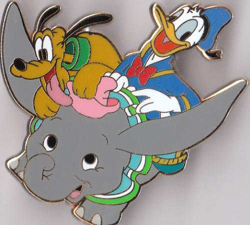 donald duck pluto and dumbo - donald duck dumbo and pluto