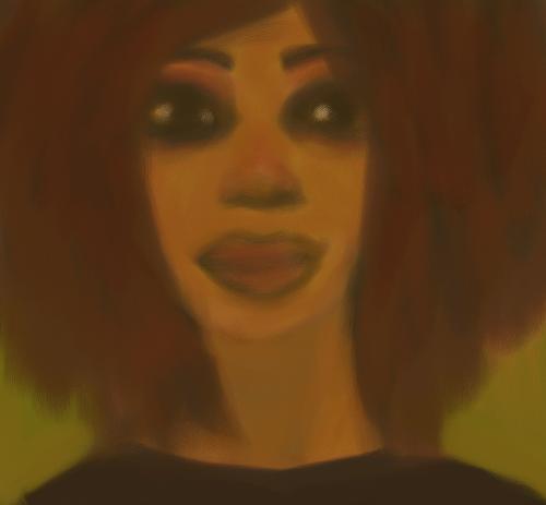 woman's face - A drawing of a woman