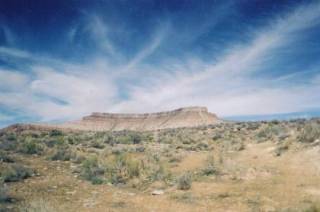 Watercolor Desert Sky - Southern Utah mesa