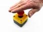 Button pusher - Hand pushing a button