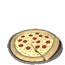 Have a slice? - Have a slice of delicious pepporoni pizza
