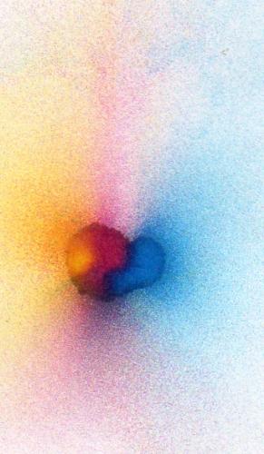found art - I think my printer made this image with an ink spill.