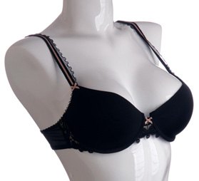 Push up bra - This is a cute black bra with a little bit of padding.