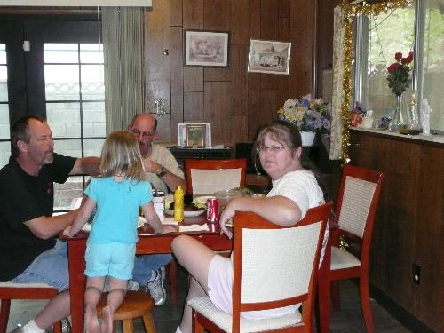 my kids - pic of youngest sons birhtday we had after I got out of hospital this tiem