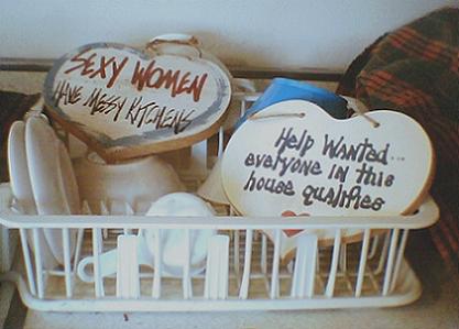 How I feel about housework - These signs tell it all.