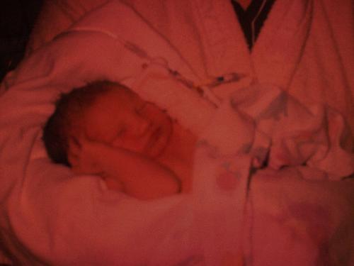 Newborn - My eldest daughter when she was born! when she was in NICU