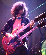 James Patrick Page - JP on the guitar