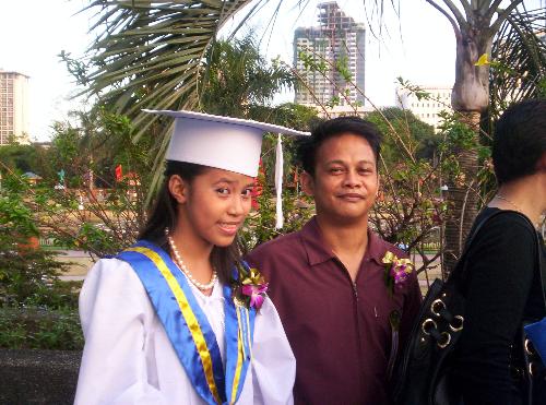 ~* wid mah dearest father :D - OMG ! we almost have d same hayt =))