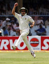 AB de Villiers - AB de Villiers is delighted after holding on to a catch offered by Rahul Dravid