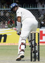 Rahul Dravid - Rahul Dravid plays the ball to the fine-leg boundary
