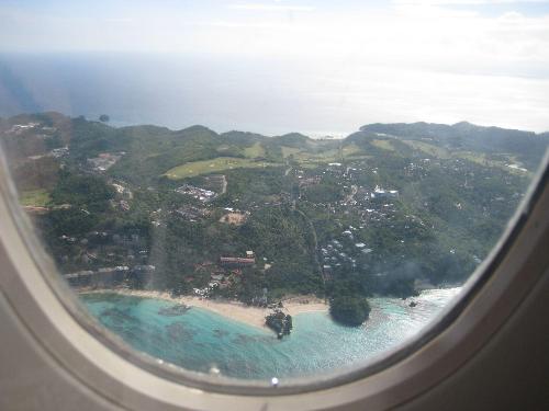 view from the top.. - this was taken dated march 14,2007..while were on our way to boracay. inside the south east asian airplane..
