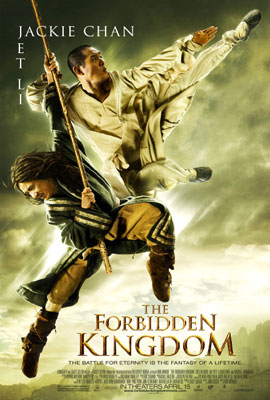 The Forbidden Kingdom (King of Kung Fu) - Based on the chinese legend of the monkey king,an American teen discovers the king's legendary stick weapon in a pawn shop.He is transported back in time to ancient china.where he joins a crew of warriors fighting to free the imprisoned king.