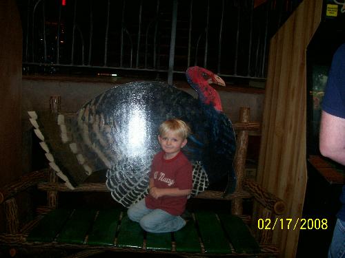 Bass Pro Shop - middle son at bass pro shop