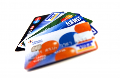 Credti Cards - This is a picture of credit cards, many people thses days have far more cards that you see here in thier wallets.