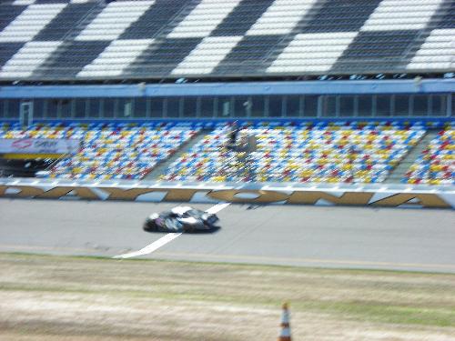 Racing Experience - Very blurred picture of my friends racing experience at Daytona.