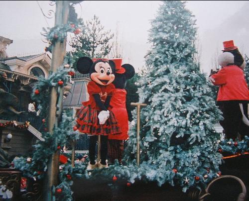 Christma season - The christmas parade at Euro disney in Paris