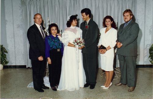 My 1st wedding to my hubby - wedding