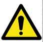 warning !!! - picture of an exclamation symbol, which denotes warning. 