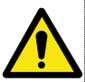 warning !!! - picture of an exclamation symbol, which denotes warning.