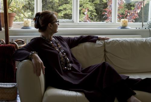 Hello me in reflection - This is me in refection, in my lounge looking out on the trees opposite my window. Thanks for vsisting