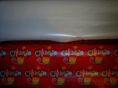 wrapping paper - Different wrapping paper choices I have for my nieces gift.