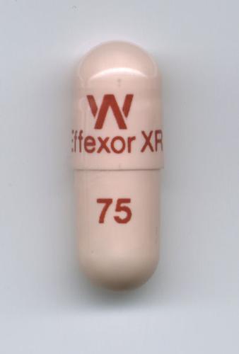 Effexor - This is a picture of the anxiety medication Effexor.