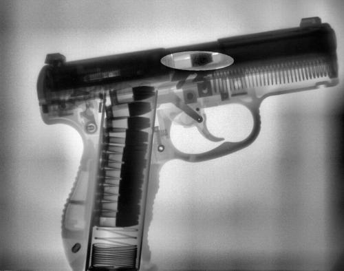 gun - x ray pic of gun