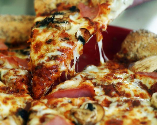 pizza - getting a slice of pizza