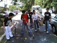 cleaning it up! -  let us save mother earth, its the only we can say thanks to all the great blessings we get to nature everyday!