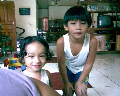 Xandie and Franz - My nephew and my son Xandie and Franz - My nephew and my son