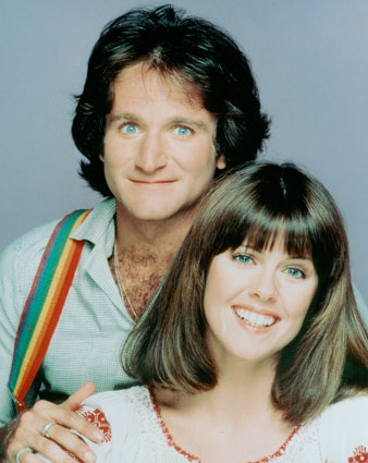 Mork and Mindy - Image of Robin Williams from the show Mork and Mindy