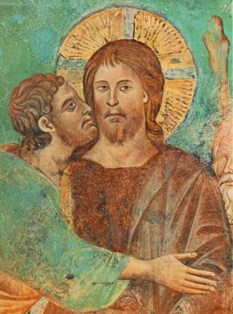 Judas - Judas kissing Jesus A true companion.